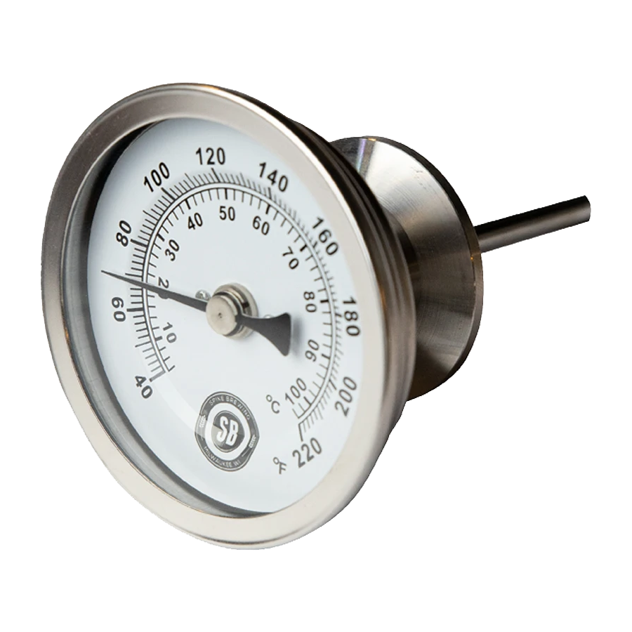 Thermometer | Spike 3" Dia. Triclamp