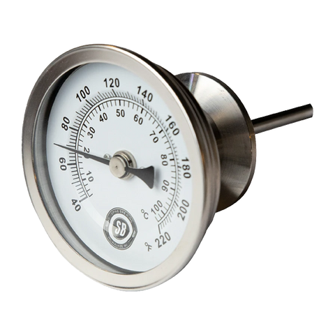 Thermometer | Spike 3" Dia. Triclamp Thermometer | Spike 3" Dia. Triclamp