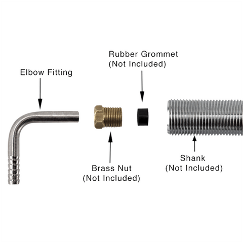 Fitting | Gooseneck Elbow Barb Fitting | Gooseneck Elbow Barb