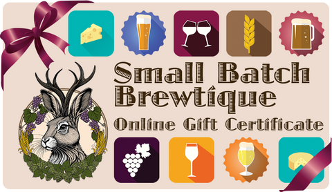 Small Batch Brewtique Online Gift Certificate Small Batch Brewtique Online Gift Certificate