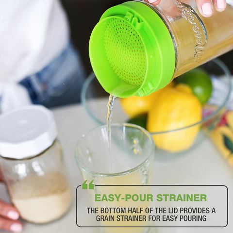 Kefir Cap Brewing Lids | Masontops Kefir Cap Brewing Lids | Masontops