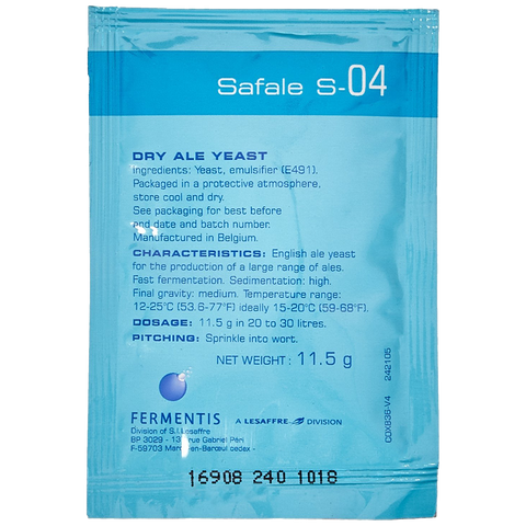 Safale S-04 Yeast Safale S-04 Yeast