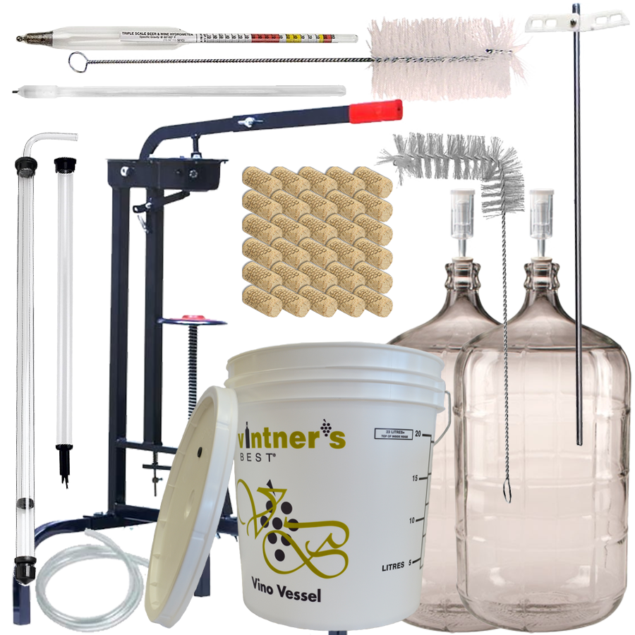 Let's Vint! Deluxe Winemaking Starter Kit