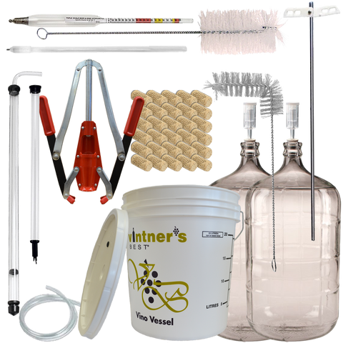 Let's Vint! Deluxe Winemaking Starter Kit