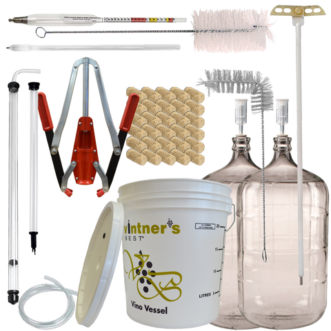 Let's Vint! Deluxe Winemaking Starter Kit