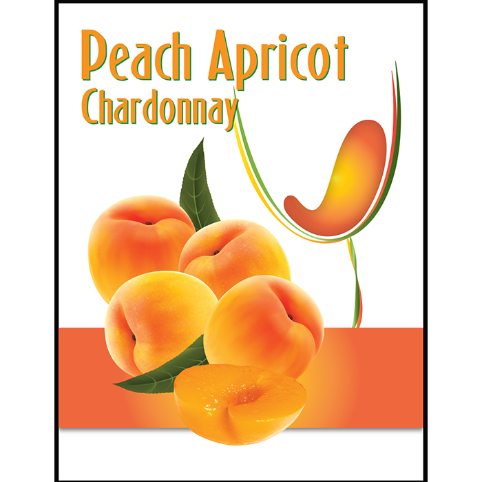 Island Mist Peach Apricot Chardonnay Labels