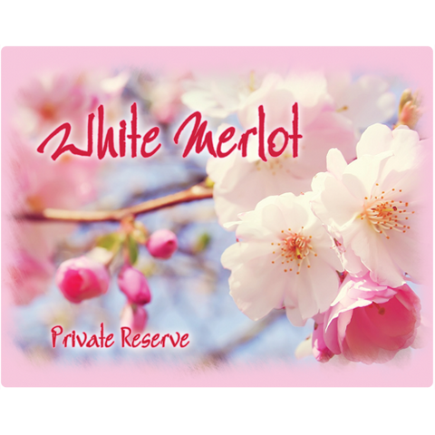White Merlot Labels