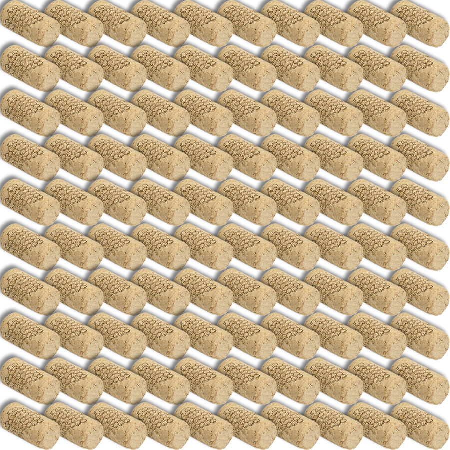 Corks | #8 x 1¾" w-Grape Pattern