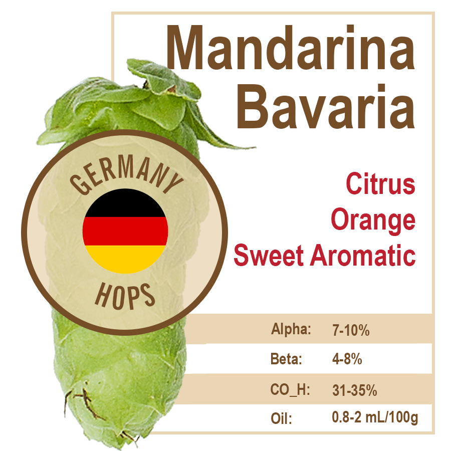 Mandarina Bavaria (GR) Hops