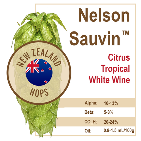 Nelson Sauvin (NZ) Hops