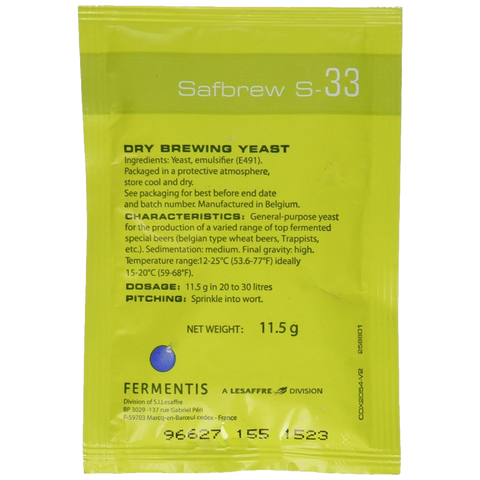 Safbrew S-33 Yeast
