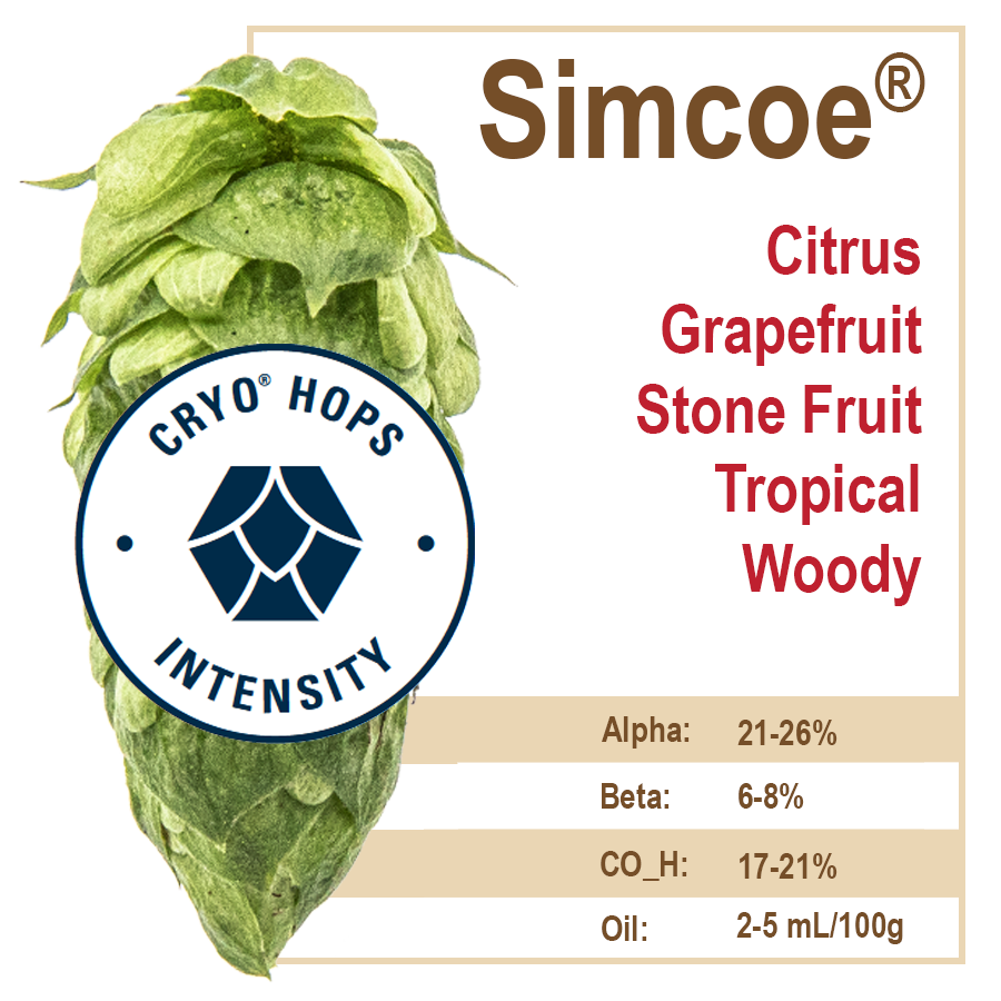 Cryo Simcoe® Hops – Small Batch Brewtique