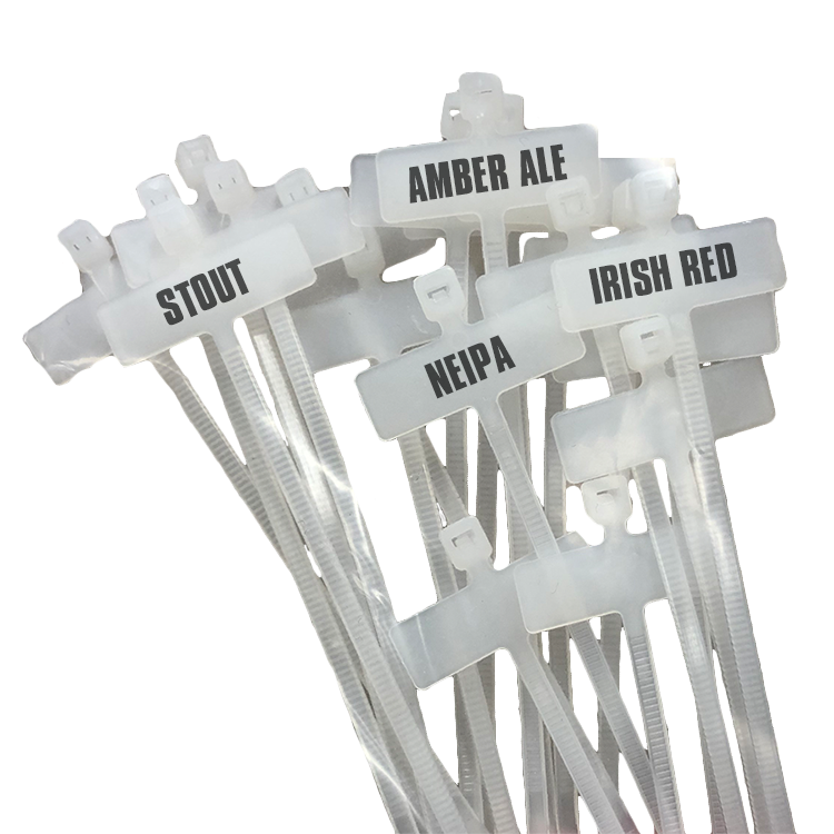 Label Ties for Beer Lines