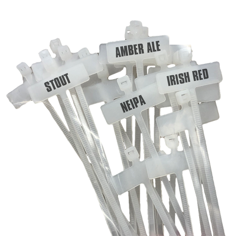 Label Ties for Beer Lines