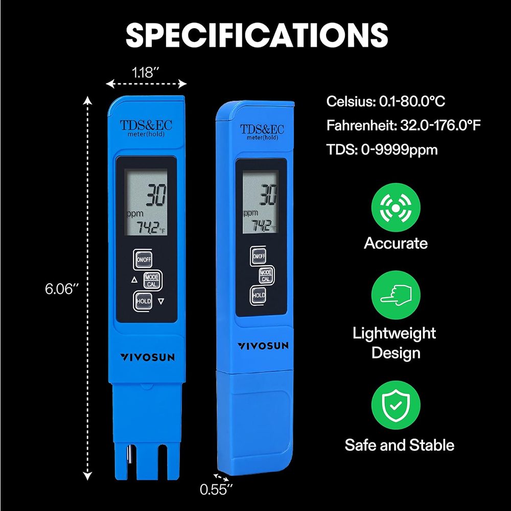 Ec Meters Model Example TDS & EC Meter – Small Batch Brewtique